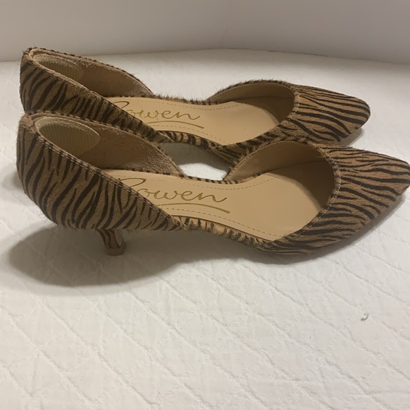 Rowen Animal Print Kitten Heels Size 6.5 - Picture 3 of 11